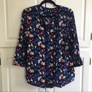 Talbots Floral Top